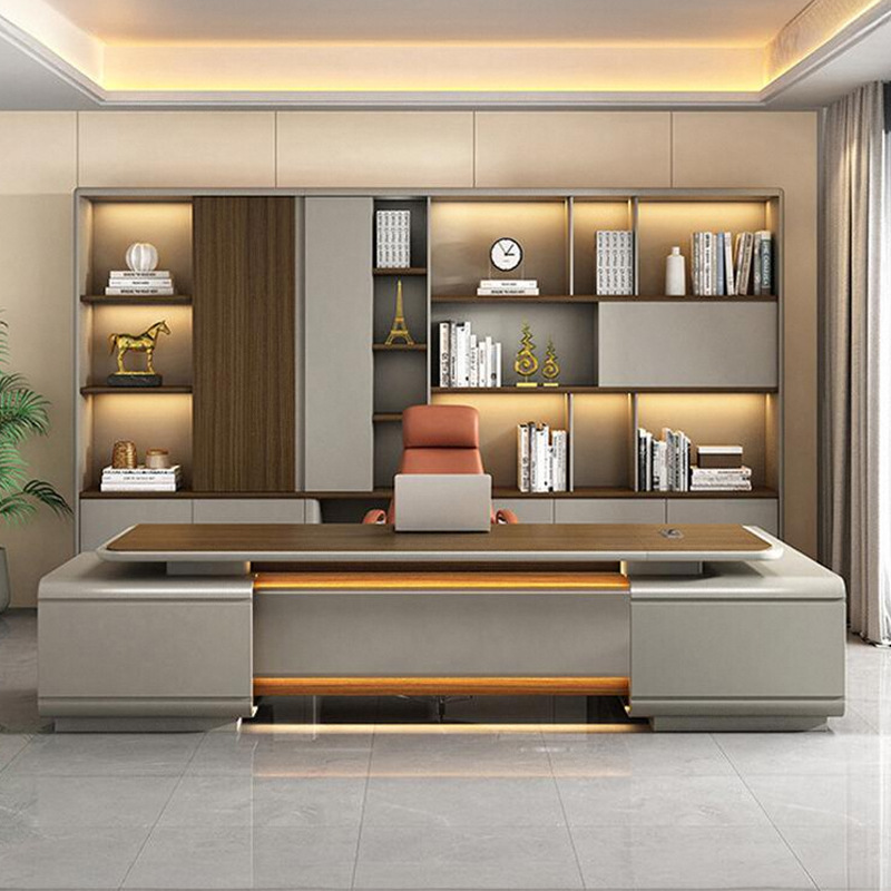 نموذج DBT008 المكتب التنفيذي، الرئيس/مكتب رئيس مجلس الإدارة، مكتب مدير كبير ممتاز مع مجموعة كراسي مكتب للمدير\\مكتب